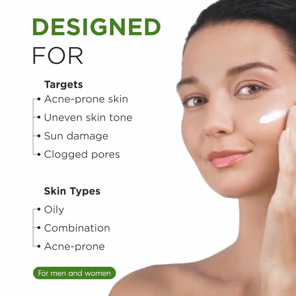 OSHEA HERBAL Salicylic Acid Sunscreen Gel SPF 50 for Oily and Acne Prone Skin 50ml