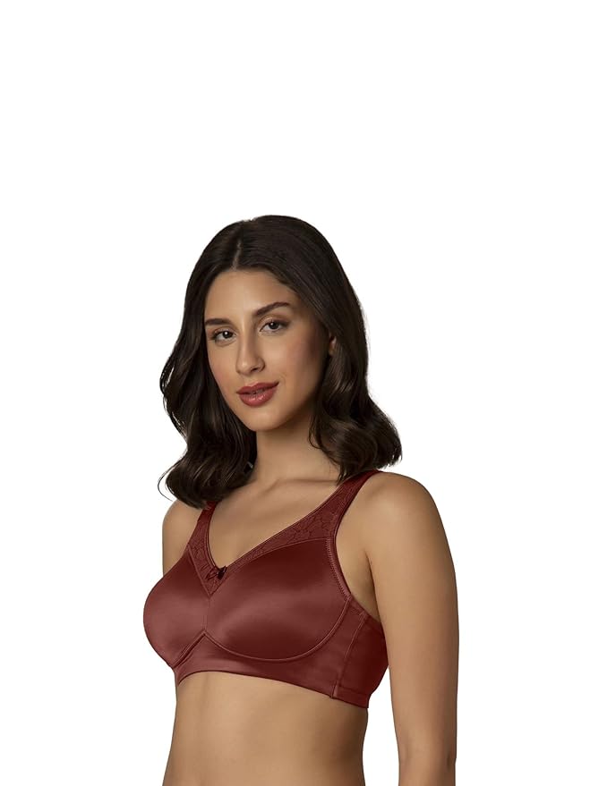 Amante Solid Padded Non-Wired Full Coverage T-Shirt Bra