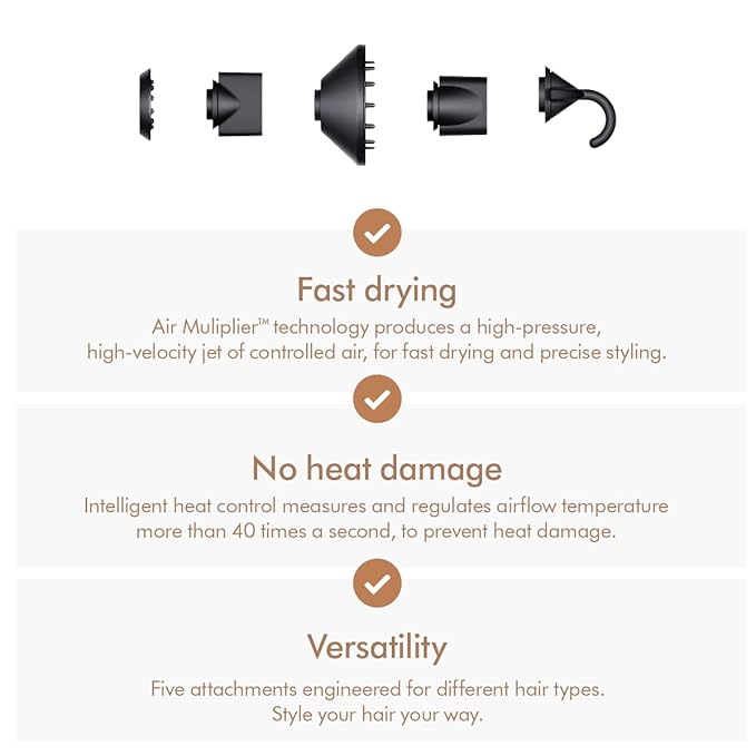 Dyson Supersonic™ hair dryer (Prussian Blue/Rich Copper)