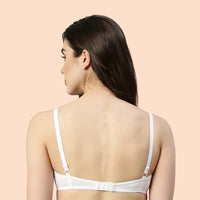 Enamor-A039 Perfect Coverage T-Shirt Bra - Supima Cotton Padded Wirefree Medium Coverage