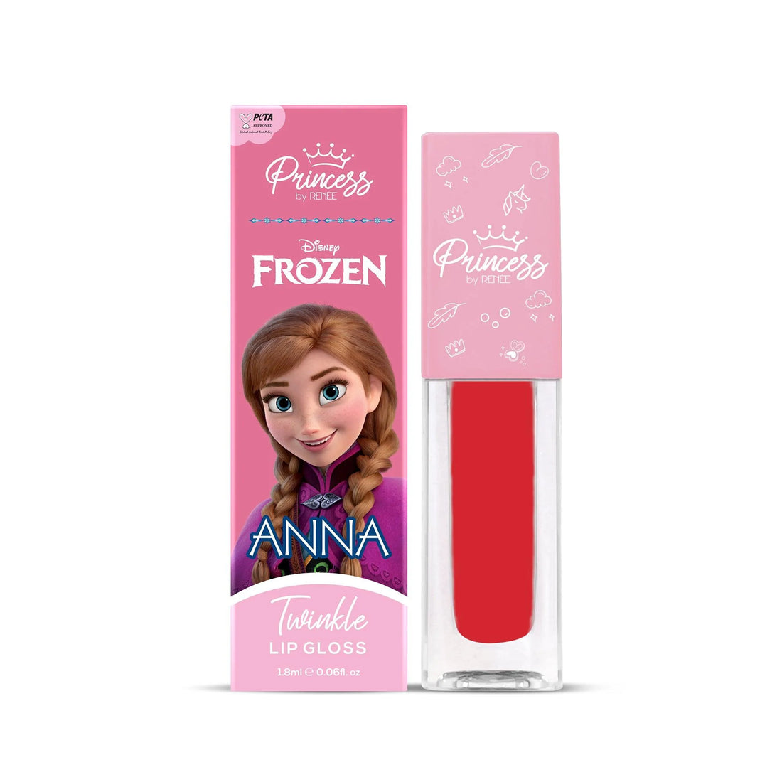 Disney Frozen Princess By RENEE Twinkle Lip Gloss 1.8ml