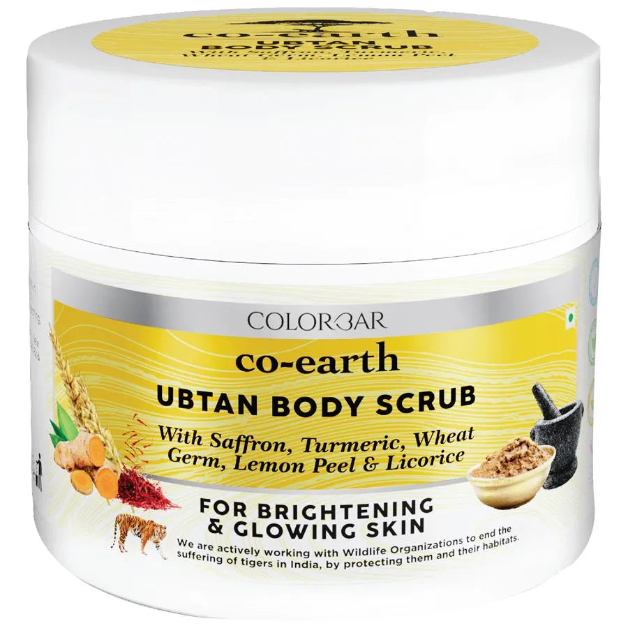 ColorBar Co-Earth Ubtan Body Scrub For Brightening & Glowing Skin 200gm