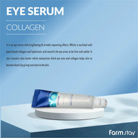 FARMSTAY Collagen Water Full Moist Rolling Eye Serum (For Dark Circles & Anti Wrinkles) 25ml