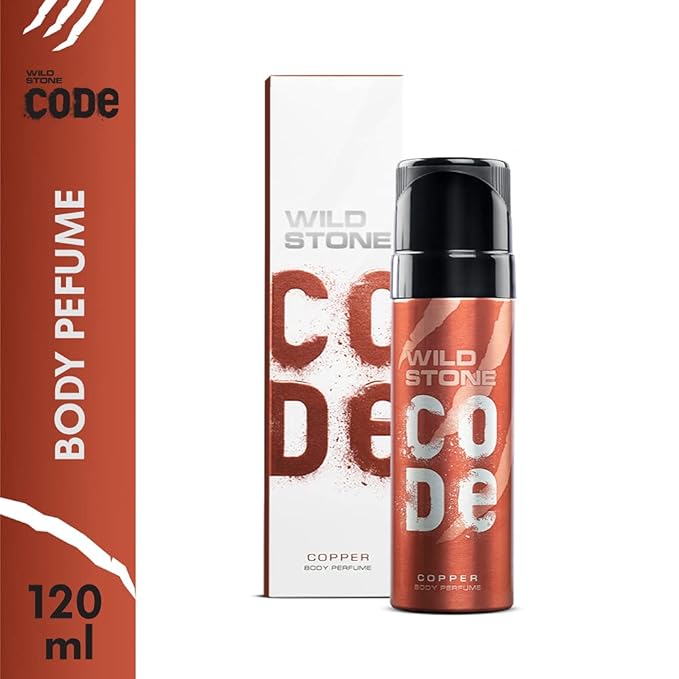 Wild Stone CODE Copper Long Lasting No Gas Perfume Body Spray For Men 120ml