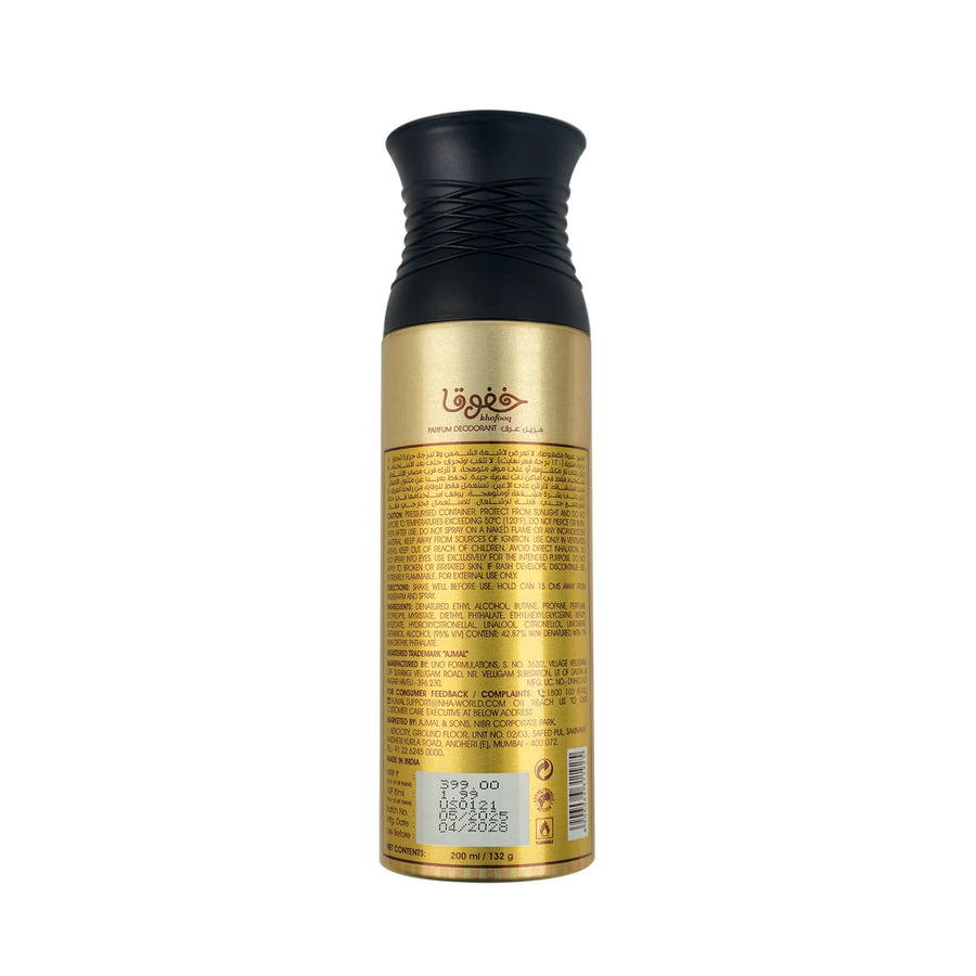 Ajmal Khofooq Deodorants 200ml for Unisex