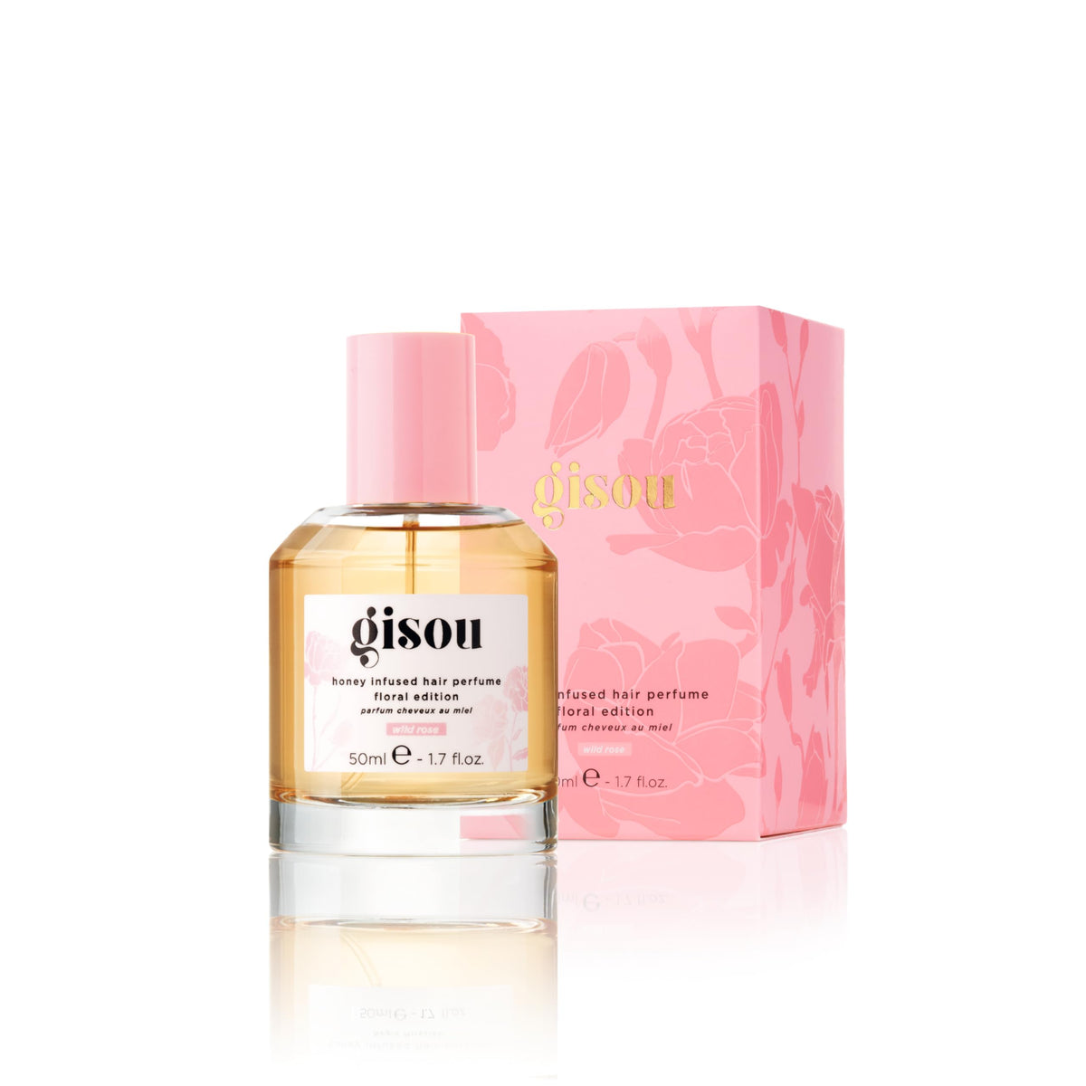 Gisou Honey Infused Hair Perfume Floral Edition - Wild Rose 50ml