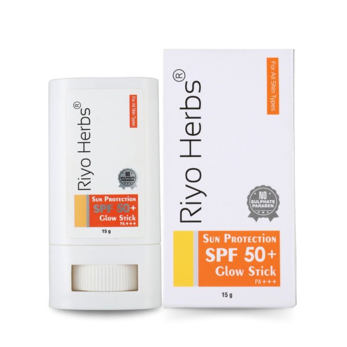 Riyo Herbs Sun protection SPF-50 Glow stick PA+++ 15g