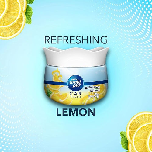 Ambi Pur Car Fresh Refreshing Lemon 75g