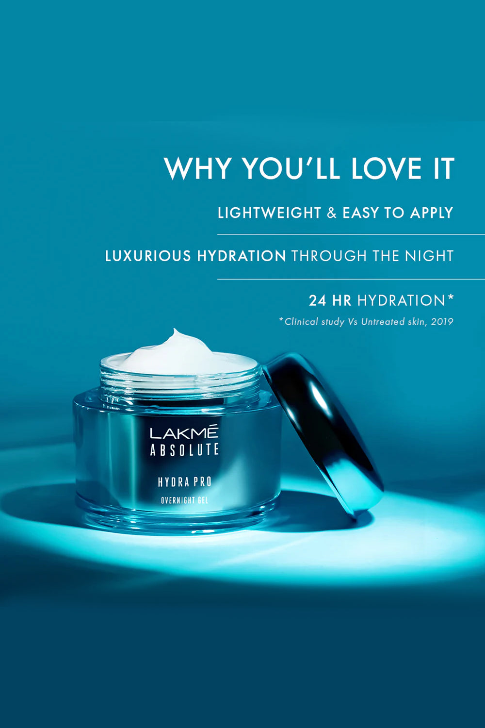 Lakme Absolute Hydra Pro Overnight Gel 50g
