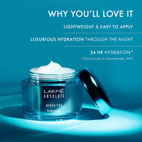 Lakme Absolute Hydra Pro Overnight Gel 50g