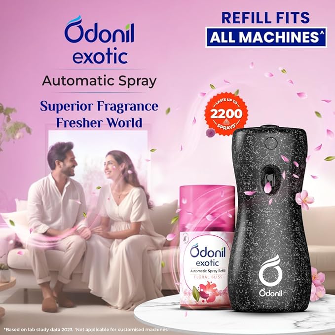 Odonil Exotic Automatic Spray Refill Floral Bliss 225ml