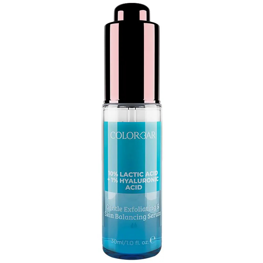 ColorBar Gentle Exfoliating & Skin Balancing Serum - 10% Lactic Acid + 1% Hyaluronic Acid, 30 ml