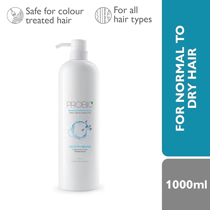 Godrej Professional Probio Keratin Revive Shampoo, 1000ml