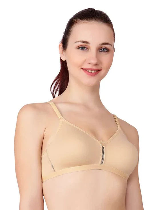 Floret Katrina Full Coverage Women Non Padded Wired Free Bra