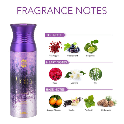 Ajmal Viola Deodorants for Women 200ml