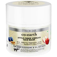 ColorBar Co-Earth Apple Cider Vinegar Face Mask For Deep Cleansing & Oil Balance 100gm