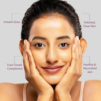 Lotus Herbals Whiteglow Insta Glow 1 Facial Kit for Cleansing, Whitening, Smoothing For Radiant Glowing Skin Natural Ingredients