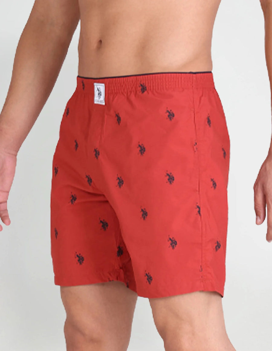 Signature Logo Pure Cotton I021 Boxers - Pack Of 1