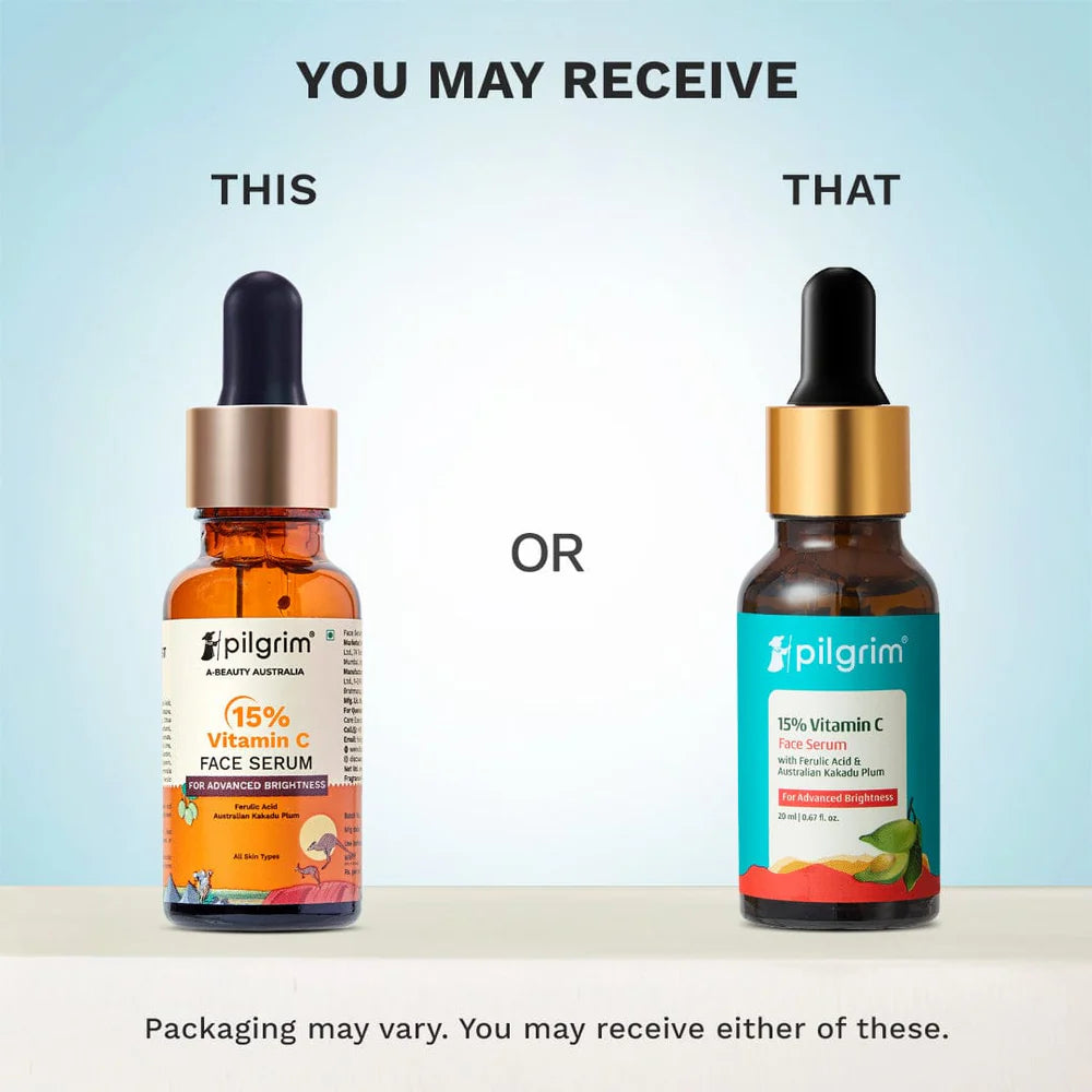 pilgrim 15% Vitamin C Face Serum For Advanced Brightness (20 ml)