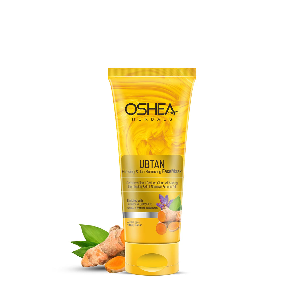 Oshea Herbals Ubtan Glowing & Tan Removing Face Mask 100g