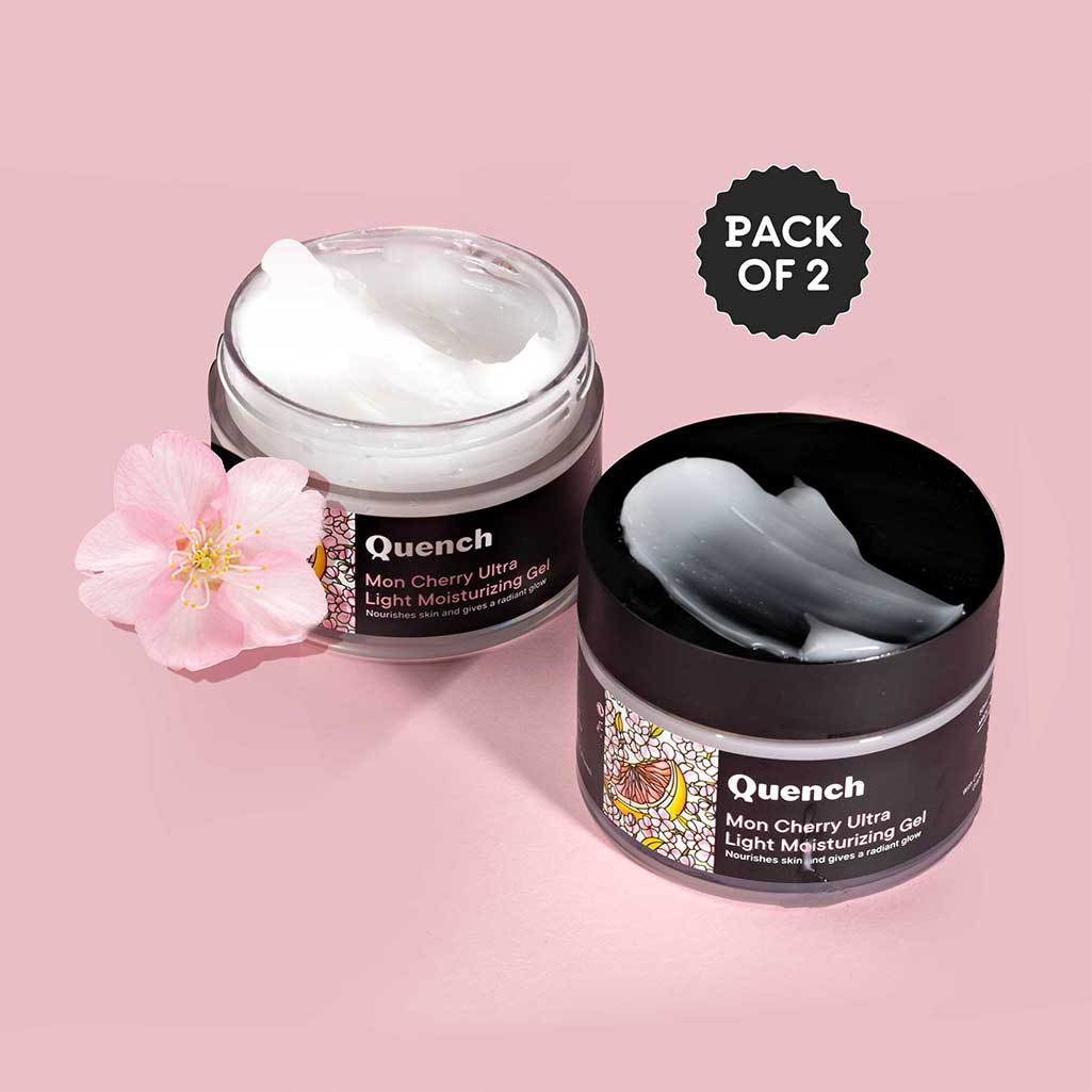 Quench Ultra Light Gel Moisturizer with Cherry Blossom Radiance 50ml