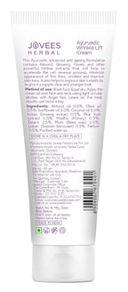 Jovees Herbal Ayurvedic Wrinkle Lift Cream Almond & Ginseng 60g
