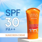 Lotus Herbal Safe Sun Block Cream Indian Summer Formula Spf 30Uvb 100g