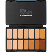 Kryolan Professional Makeup Digital Complexion Cream Foundation Palette 14 Colors