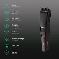 Philips BT3415/15 Maximum Precision Beard Trimmer 3000 Series
