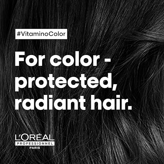 L'OREAL PROFESSIONNEL PARIS Vitamino Color Shampoo For Coloured Hair, 300Ml|Professional Color Protect Shampoo |Coloured Protection Shampoo With Uv Protection