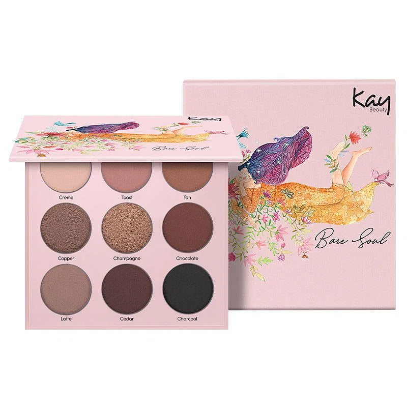 Kay Beauty Bare Soul Eye Kanvas Eye Shadow Palette 10gm