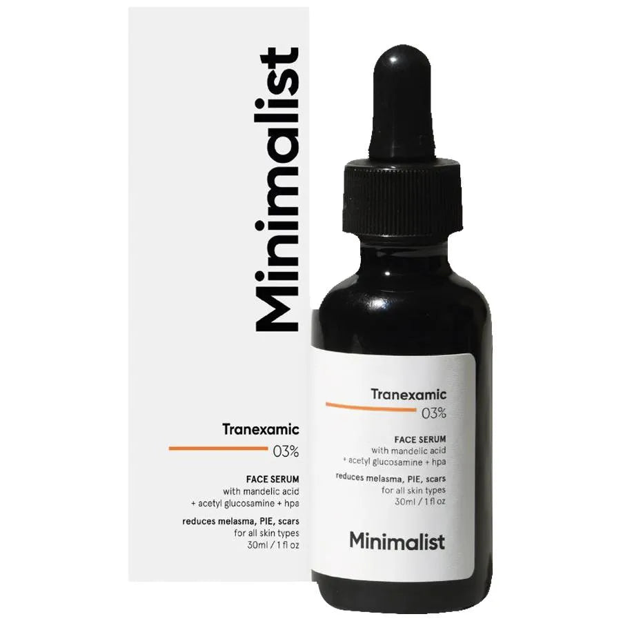 Minimalist Tranexamic Acid 03% Face Serum Reduces Meiasma PIE Scars 30ml