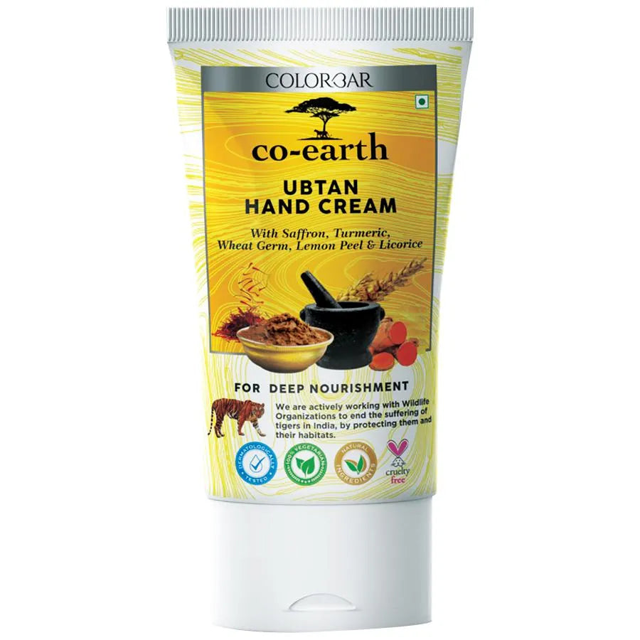 ColorBar Co-Earth Ubtan Hand Cream Non-Greasy For Deep Nourishment, 50gm