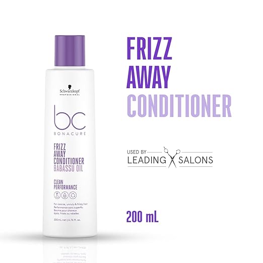 Schwarzkopf Professional Bonacure Frizz Away Conditioner with Babassu Oil - 200 ml