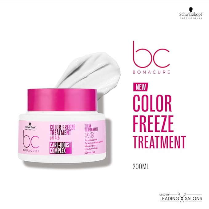 Schwarzkopf Professional Bonacure pH4.5 Color Freeze Deep Conditioning Treatment | For Colored Hair | 200ml