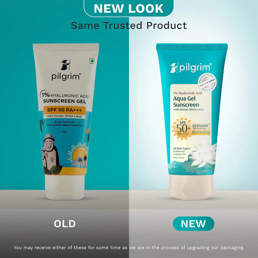 PILGRIM 1% Hyaluronic Acid Sunscreen Gel SPF 50 PA+++ 50g