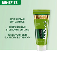 Jovees Detan Face Scrub With SPF Black Plum & Curcuma 100g