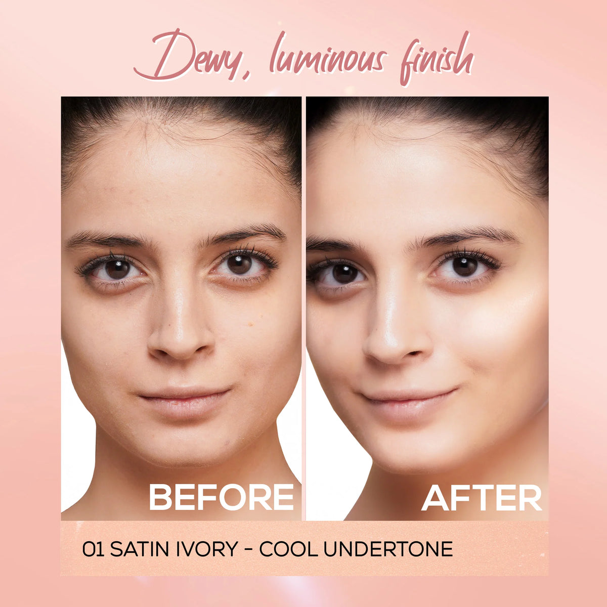 RENEE Lumi Glow Highlighting Liquid Foundation With 3D Glow For Skin 30ml