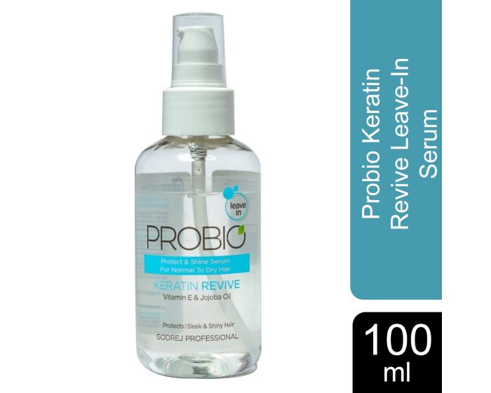 Godrej professional  Probio Keratin Revive Leave In Protect & Shine Serum With Vitamin E & Jojoba Oil