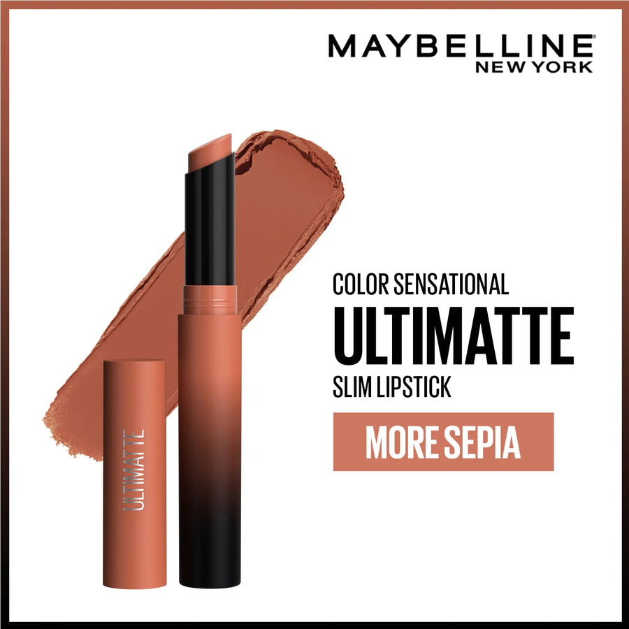 Maybelline New York Colour Sensational Ultimatte Lipstick Highly Pigmented Lightweight Formula 1.7gm