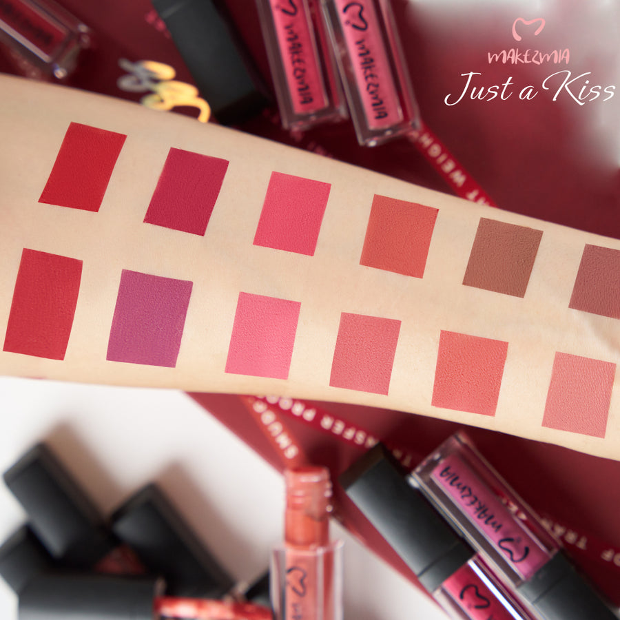 MAKEZMIA Just A Kiss Mini Matte Lipstick Set