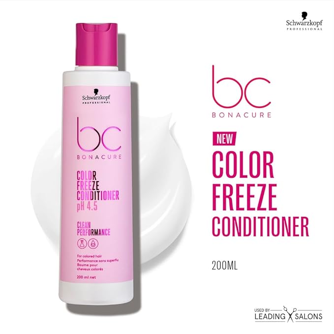 Schwarzkopf Professional Bc Ph4.5 Color Freeze Conditioner, Pink, 200ml