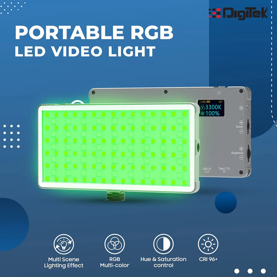 DIGITEK PROFESSIONAL PORTABLE RED LED-D135 ML 12w Video Light