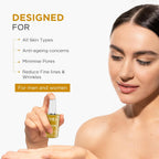 Oshea Herbals Almondfine Anti Ageing Face Serum for Women & Men | Reduces Fine Lines & Wrinkles | Boosts Hydration & Skin Elasticity All Skin Types 30ml