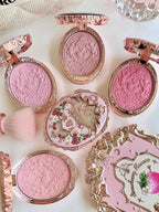 Flower Knows Strawberry Rococo Series Embossed Blush 01 Angel Sanson