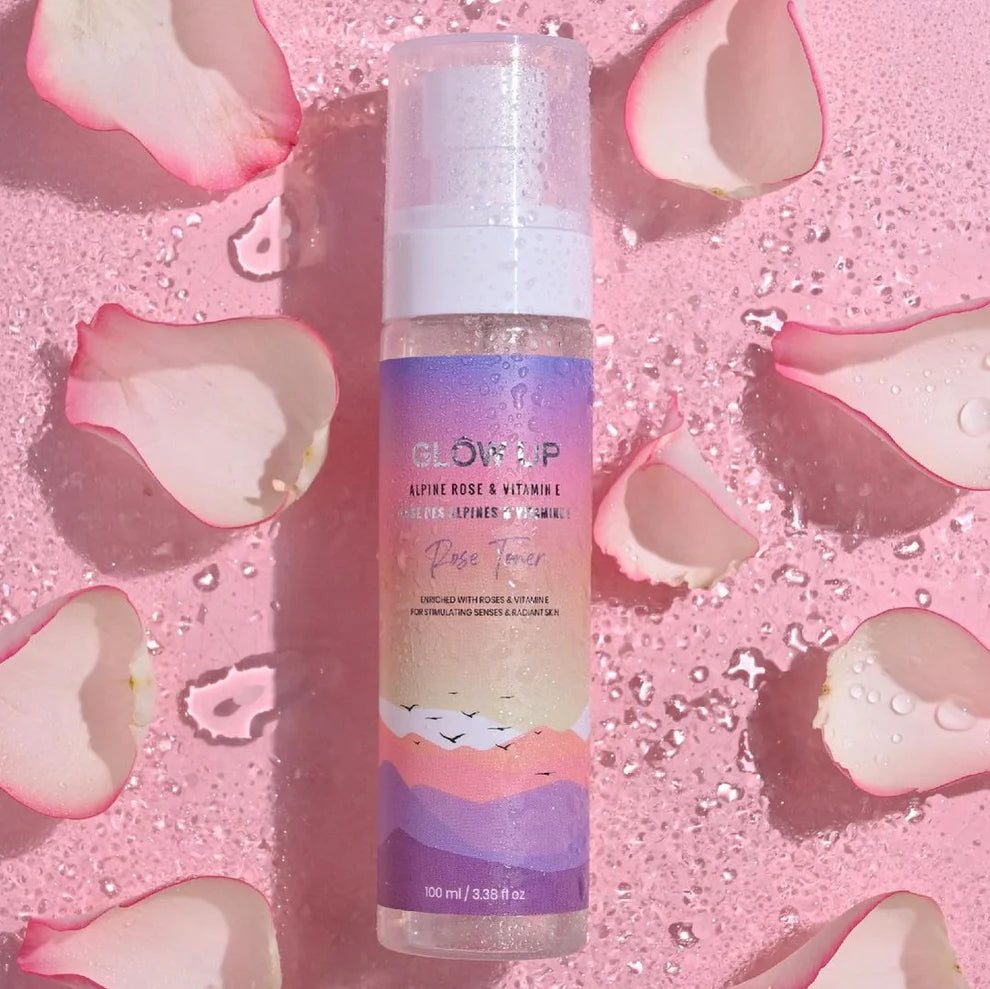 Glow Up ROSE TONER WITH ALPINE ROSES AND VITAMIN E - 100ml