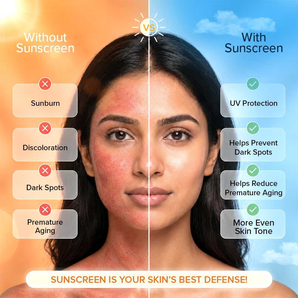 Forever52 Velvet Matte Sunscreen SPF 50PA++++ Makeup Base Hyaluronic Acid & Vitamin E FVS001 50G