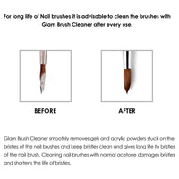 Glam Pro Range Nail Brush Cleaner 120ml