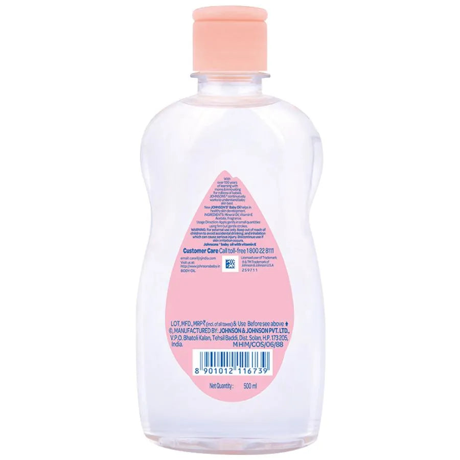 Johnson's Baby Oil With Vitamin-E 500ml