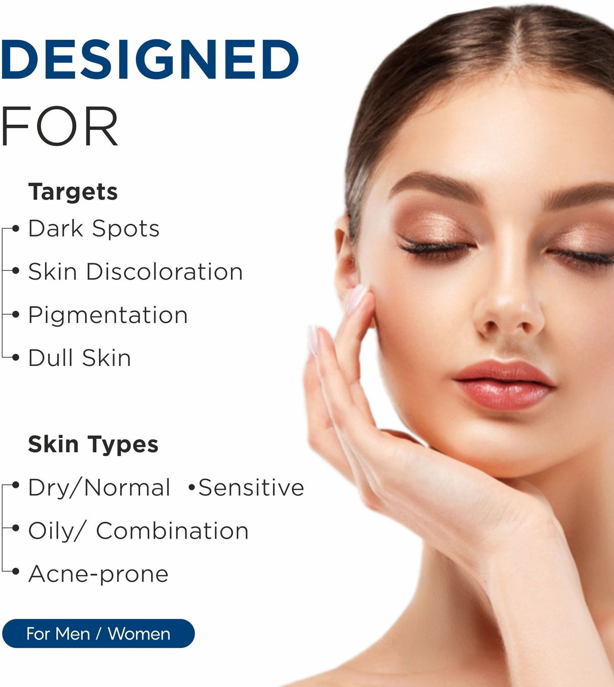 Oshea Herbals PhytoDerma 2% Kojic Acid + 1% Alpha Arburtin + Niacinmide Infused With Blueberry Face Serum 30ml